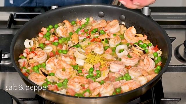 Seafood Pasta - Pasta Frutti di Mare. Dinner idea, in 15 minutes. смотреть онлайн