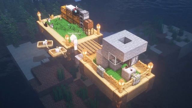 Minecraft Cooked Chicken Farm: Fully Automatic Tutorial 1.16 смотреть онлайн