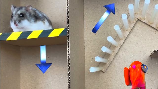 ?THE HAMSTER AND AMONG US WERE TRAPPED IN A HAMSTER MAZE??? смотреть онлайн