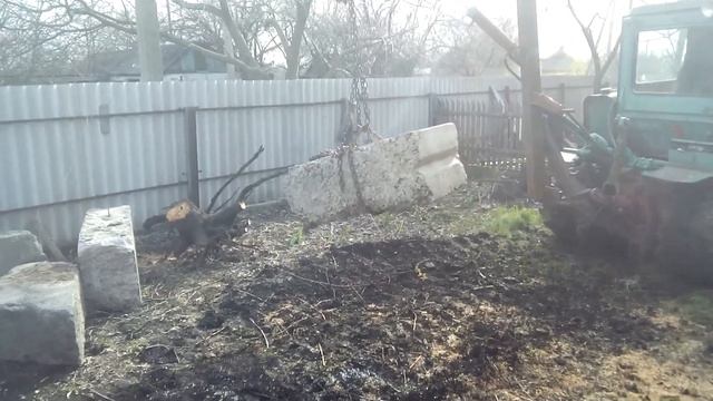 Кран на навеску трактора ДТ-75. смотреть онлайн