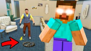 ХЕРОБРИН в ГОСТЯХ у СОСЕДА но ПРИВЕТ СОСЕД в ГТА 5 МОДЫ! МАЙНКРАФТ ОБЗОР МОДА В GTA 5! ИГРЫ ВИДЕО