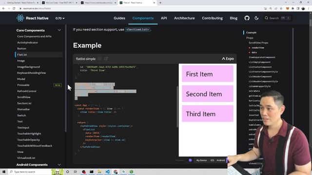 React Native [2022] ทำหน้าค้นหาข้อมูลจาก REST API กัน | หมีไลฟ์โค้ด EP.60 โดย อ.พี่หมี смотреть онлайн