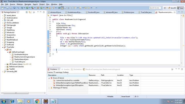 Read the data from excel in java смотреть онлайн