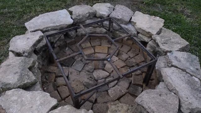 Каменный уличный очаг своими руками смотреть онлайн