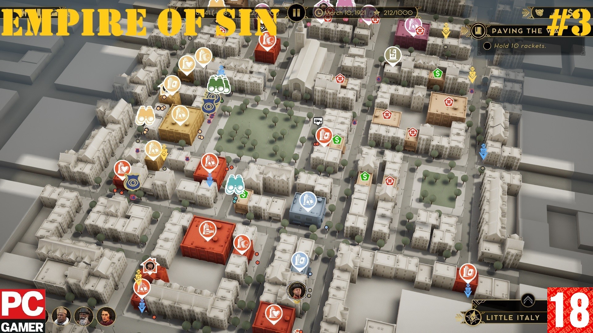 Empire of Sin(PC) - Прохождение #3. (без комментариев) на Русском.