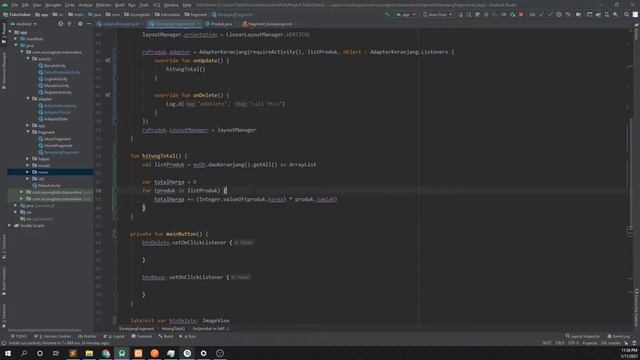 Tutorial 28 (Delete & Hitung Total Keranjang):Membuat Aplikasi Toko Online Android + WebAdmin смотреть онлайн