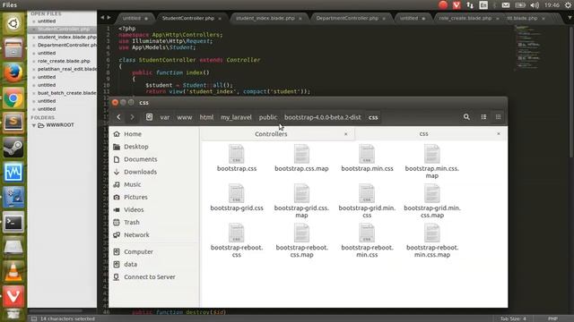Laravel 5.4 Tutorial - How to using bootstrap v4 beta in laravel framework [part 4] смотреть онлайн