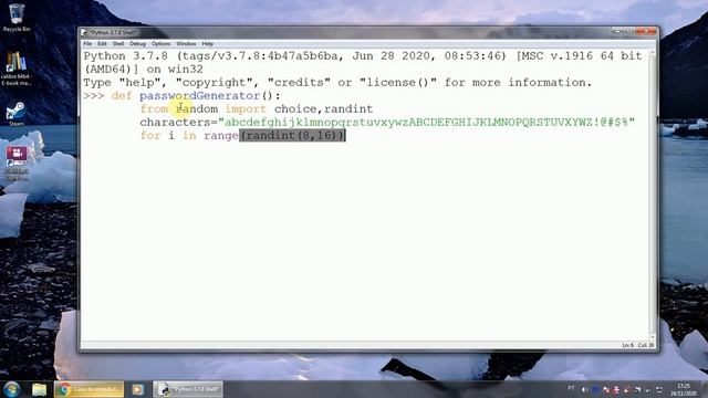 [Python 3] Creating a password generator смотреть онлайн