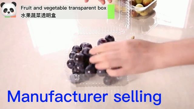 Custom Disposable Clamshell PET Fruit Salad Food Packing Container Clear Plastic Packaging Box смотреть онлайн