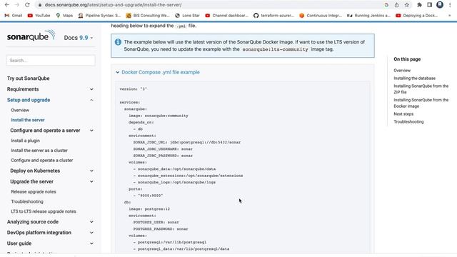 How to Install SonarQube in Azure Linux VM | Setup SonarQube with Docker Compose in Linux VM смотреть онлайн