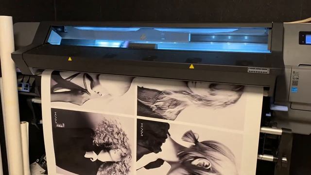 HP Latex 315 wide format printing time lapse (16) смотреть онлайн