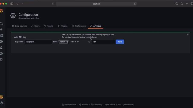 Generating Grafana Apikey | Grafana Tutorial | #2