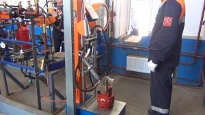 Заправка 5 литрового газового баллона