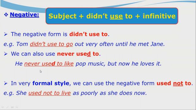 LỚP 09 - ANH VĂN | BÀI 02: UNIT 1 : GRAMMAR SIMPLE PAST USED TO WISH смотреть онлайн