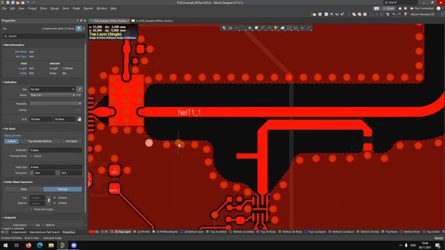 Altium Designer. ВЧ-разводка. PCB. ч.2