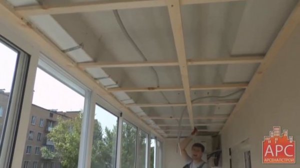 Ремонт балкона под ключ от начала и до конца. Балкон 6 метров.