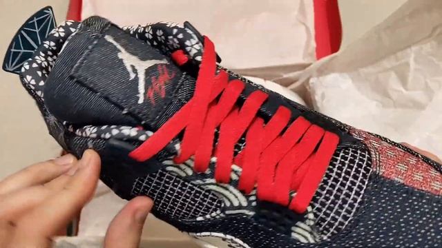Jordan 4 Sashiko // распаковка посылки с Brandshop