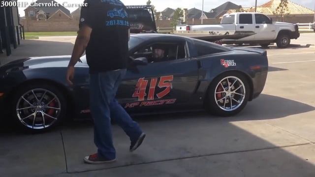 Chevrolet Corvette 3000 л.с. и Toyota Supra 3000 л.с.