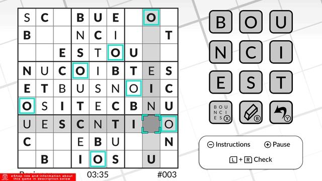 Word Sudoku by POWGI - Nintendo Switch Gameplay @lightwoodgames смотреть онлайн