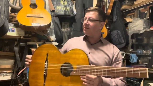 Продается семиструнная гитара 🎸 начала 20 века немецко - австрийской мануфактуры. смотреть онлайн
