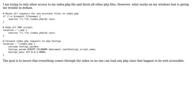 DevOps & SysAdmins: Nginx block access to PHP files смотреть онлайн
