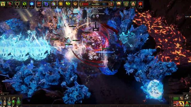 PoE 3.16 | 1000+ Depth Delving | Staff Cyclone Build Demo смотреть онлайн