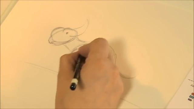 How to Draw "Patchi" Pachyrhinosaurus from Walking with Dinosaurs 3D with David Krentz смотреть онлайн