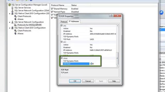 Change SQL Server TCP-IP Port смотреть онлайн