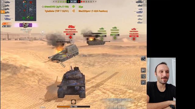 World of Tanks Blitz - TVP T 50/51 смотреть онлайн