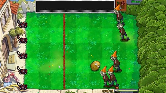 ЗАЩИТА ОГОРОДА | Plants vs Zombies (Растения против зомби) прохождение #1 смотреть онлайн