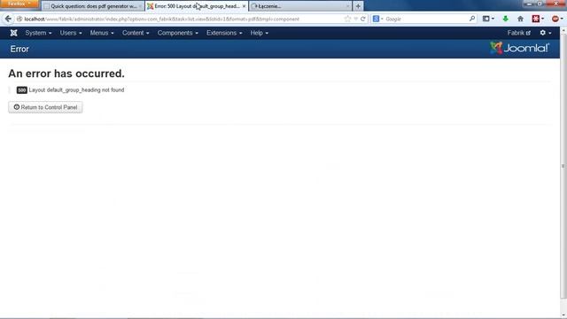 Fabrik 3.1 for Joomla 3.x - pdf generation problem смотреть онлайн
