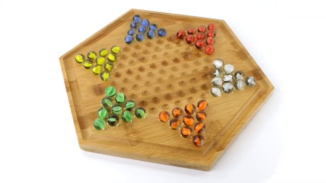 RNK Gaming Bamboo Wooden Chinese Checkers Demo смотреть онлайн