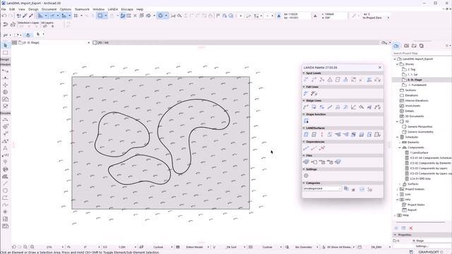 LandXML, import and export | LAND4 for ARCHICAD® смотреть онлайн