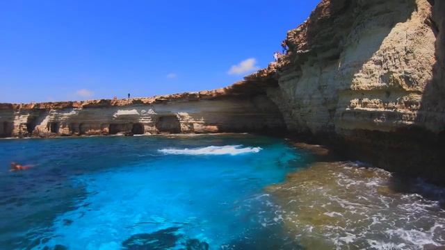 Cyprus, Cape Greco: Cliff Jumping смотреть онлайн