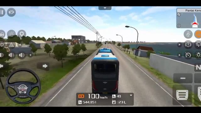 Bus simulator Indonesia game/heavy bus driver/Indonesia rode India driving/#simulator #accident смотреть онлайн