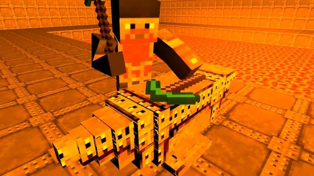 Minecraft - ♪ Dwarf Hole (Diggy Diggy Hole) Fan Song and Animation смотреть онлайн