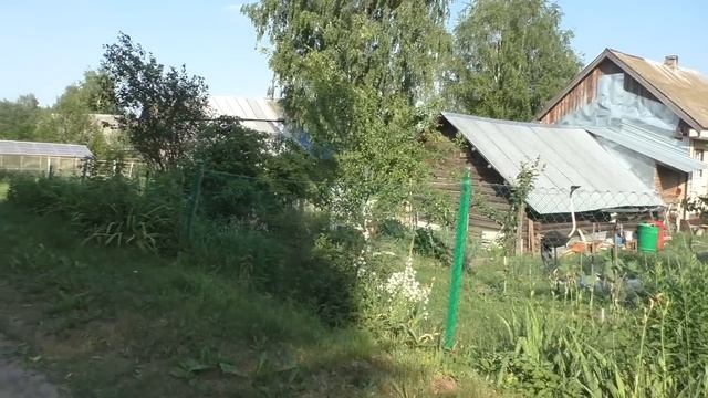 Деревня в глубинке. Жилая деревня с дорогой. Животноводческая ферма. Есть работа - есть жизнь! смотреть онлайн