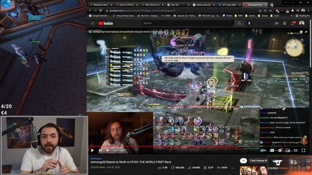 Scripe Reacts to Asmongold React to WoW vs FFXIV World First Raiding by WILLYUM_PLAYS смотреть онлайн