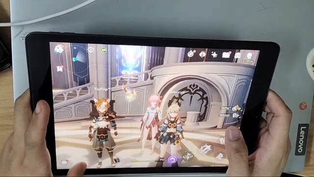 Genshin Impact gaming test on iPad 9th gen смотреть онлайн