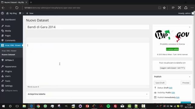 ANAC XML Viewer - WordPress Plugin by WPGov.it смотреть онлайн