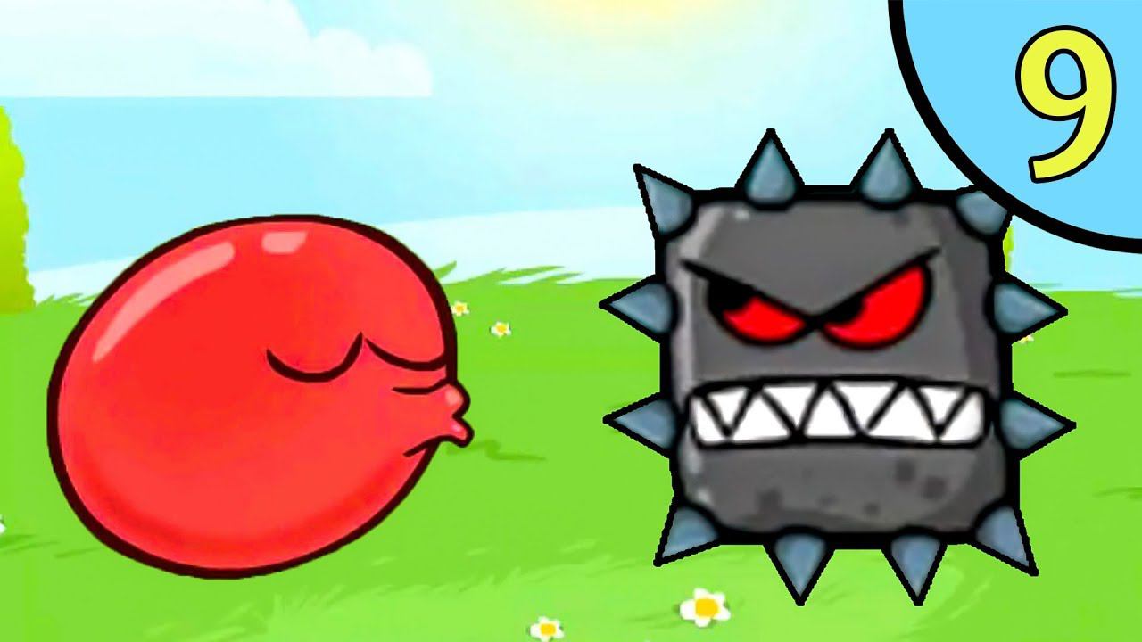 Несносный КРАСНЫЙ ШАР против чёрного квадрата #9. Подземные ходы. Мультик Red Ball 4 на Игрули TV смотреть онлайн