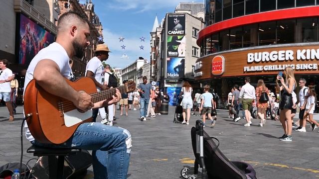 ?? [4K] July 2022, One Of The Best Guitarist Spain Costy (Flamenco Cover),Leicester Square, London смотреть онлайн
