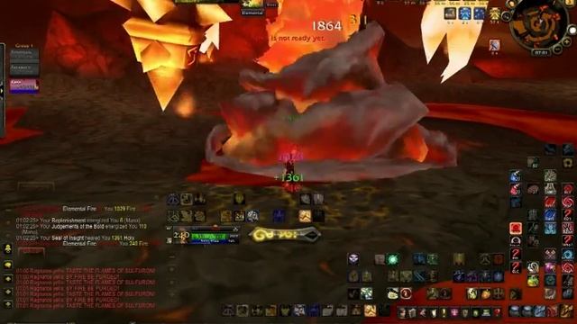 Level 80 Paladin soloing Ragnaros (Molten Core) смотреть онлайн