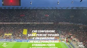 AC Milan-Fans singen "Sarà perché ti amo" im ausverkauften San Siro beim Derby gegen Inter Mailand!