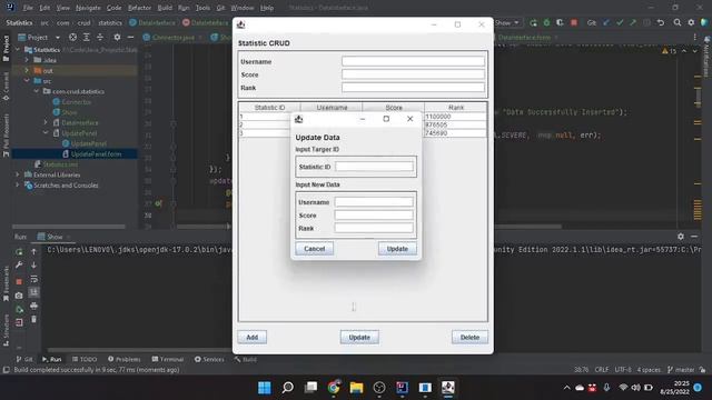 IntelliJ IDEA CRUD Java & MySQL Part 3: Update Data смотреть онлайн