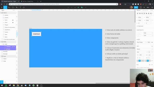 Como Criar Componentes (Botões) Flexíveis usando o Figma смотреть онлайн