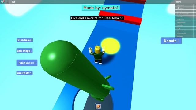 ПАРКУР ГУБКА БОБ ?Прошел весь уровень на перегонки. Игра для детей Roblox PARKOUR Gubka BOB смотреть онлайн