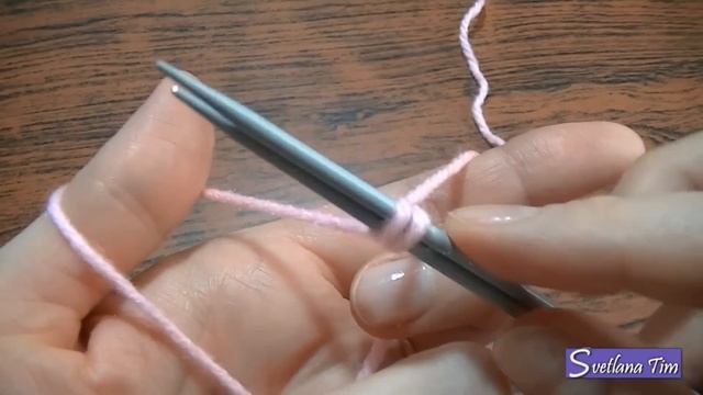 Вязание на спицах. КАК НАБРАТЬ ПЕТЛИ на спицы. Вязание для начинающих № 4 смотреть онлайн