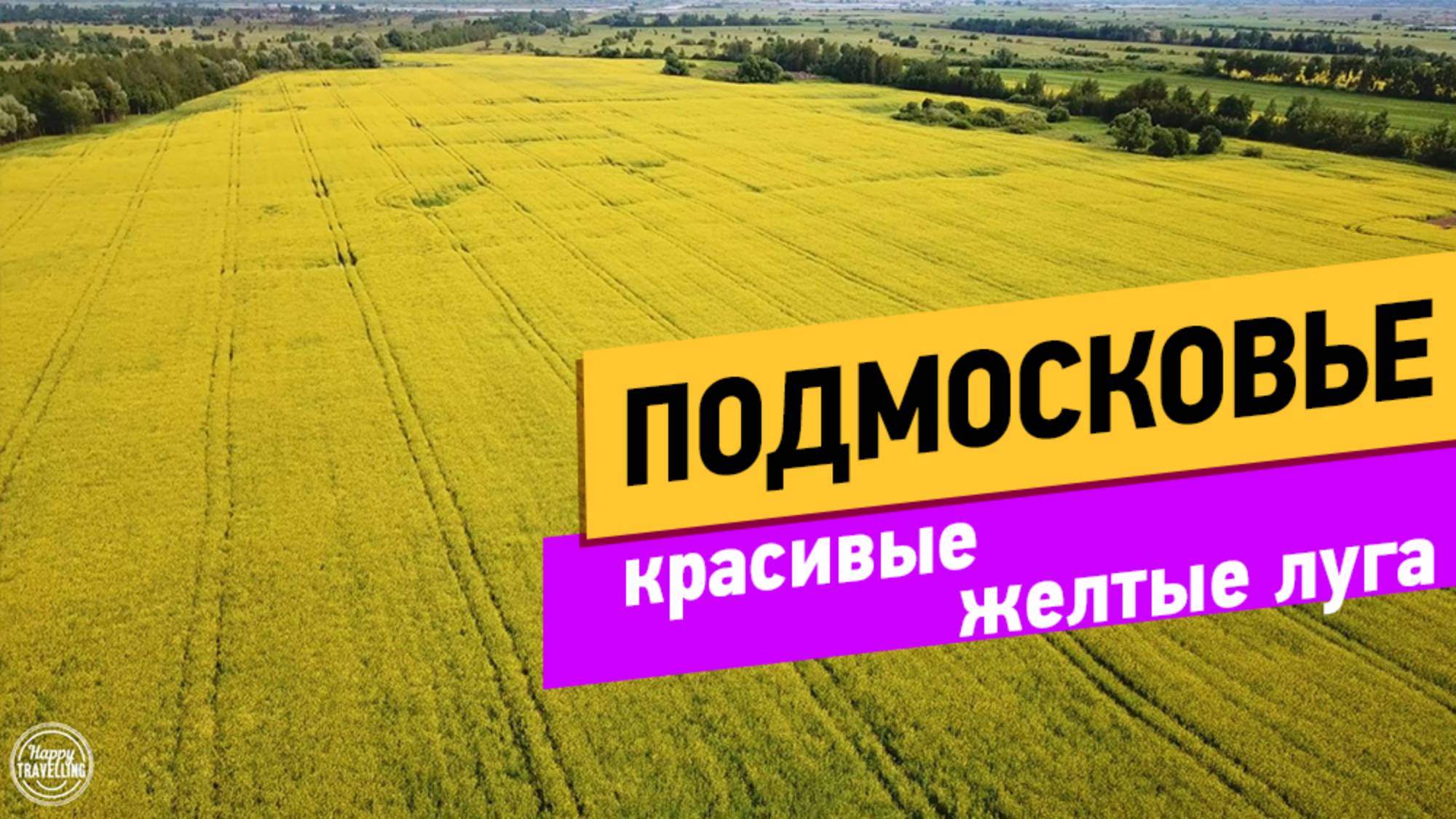 Московская область. Красивые, желтые луга смотреть онлайн