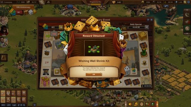 Прохождение события 10 лет FoE (10th Anniversary Event) в 2022 на бете в Forge of Empires смотреть онлайн